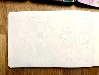 Sketched Pumpkins