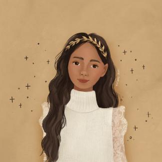 a portrait illustration