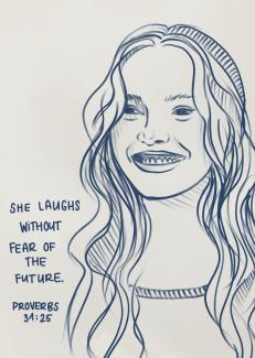 a woman illustration