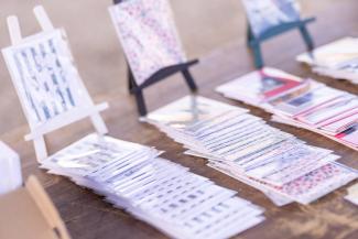 the postcard sets