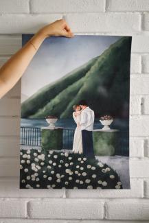 a printed illustration of a proposal