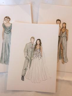 samples of my watercolour life illustration, fashion illustration like, vivisvorld