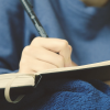 me writing diary