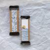 chocolate bars with self designed watercolour packaging